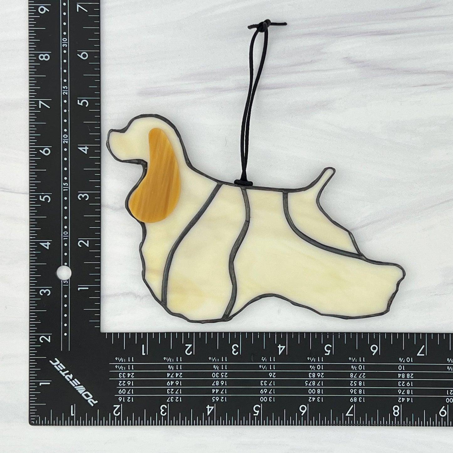American Cocker Spaniel Silhouette - Light Buff