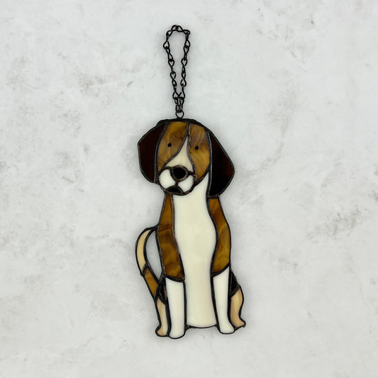 Beagle Dog Suncatcher - Ready to Play