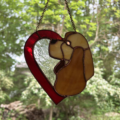 American Cocker Spaniel Heart - Brown and Tan