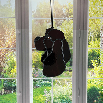 American Cocker Spaniel Head - Chocolate