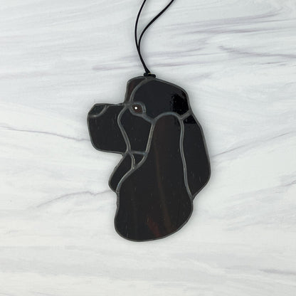 American Cocker Spaniel Head - Chocolate