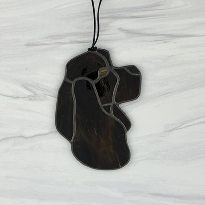 American Cocker Spaniel Head - Chocolate