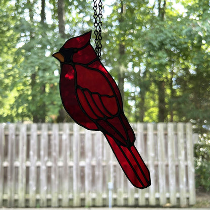 Cardinal Suncatcher - Upright