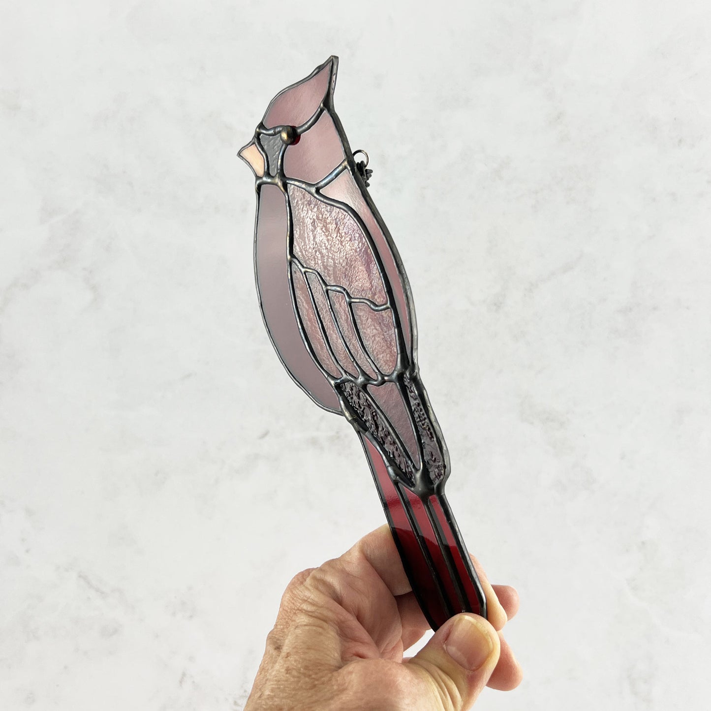 Cardinal Suncatcher - Upright