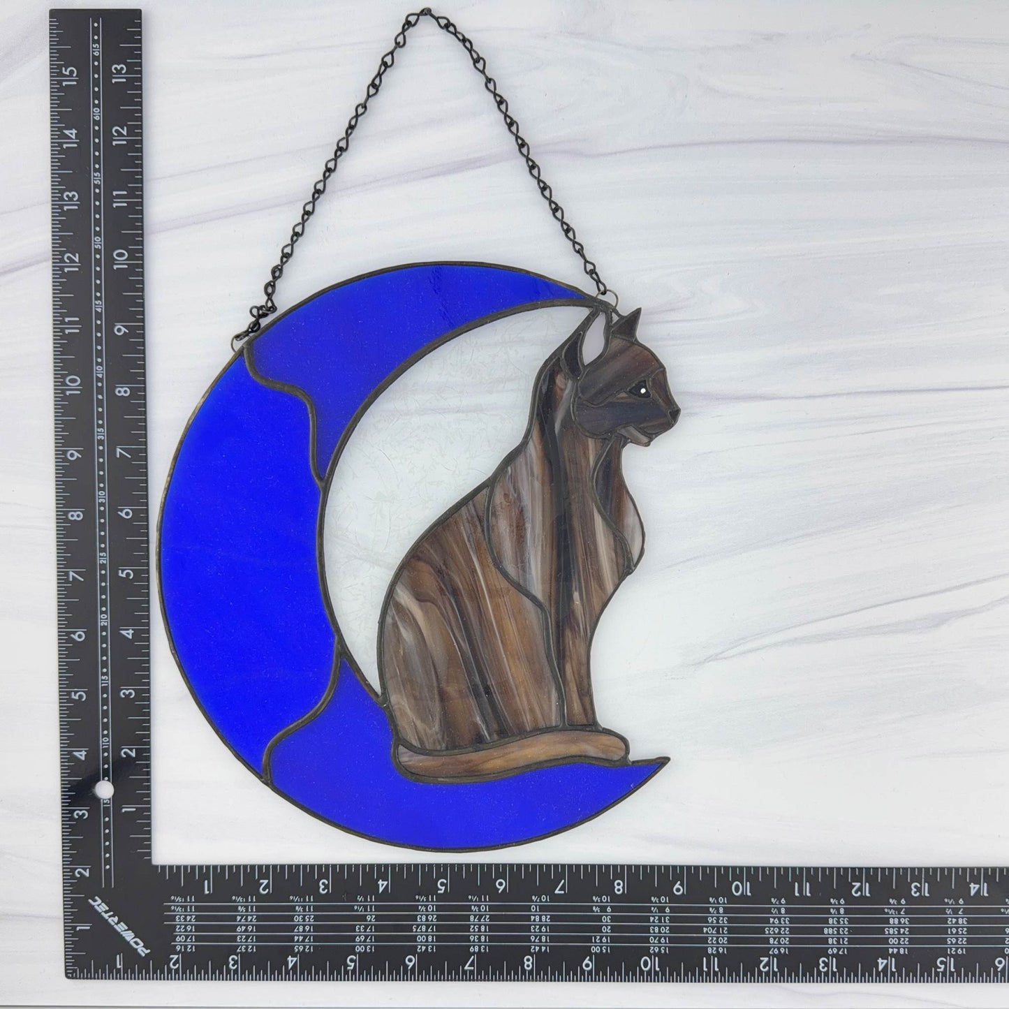 Cat on a Bright Blue Moon