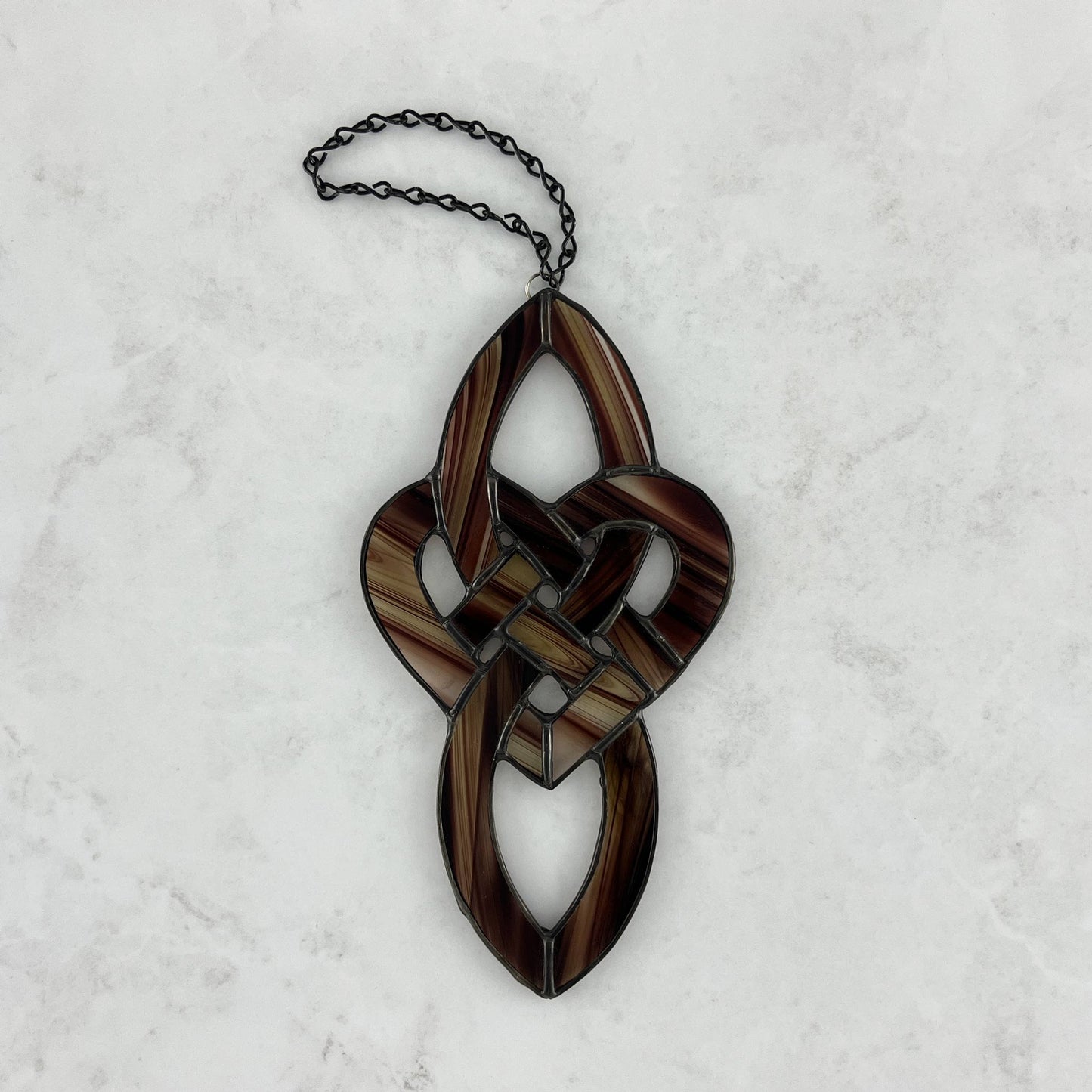 Celtic Infinity Heart - Burgundy