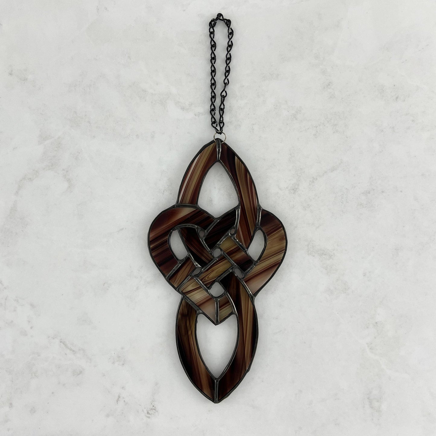 Celtic Infinity Heart - Burgundy