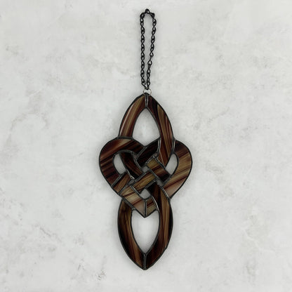 Celtic Infinity Heart - Burgundy