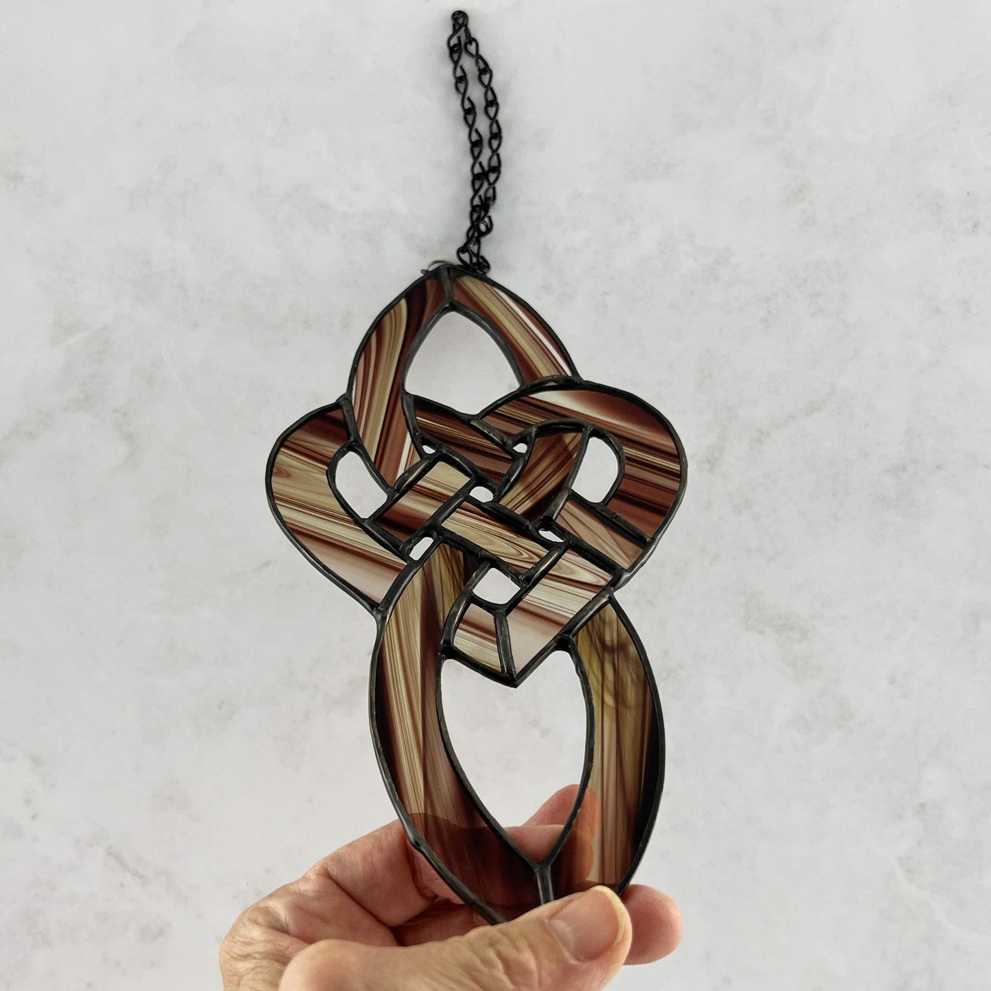 Celtic Infinity Heart - Burgundy