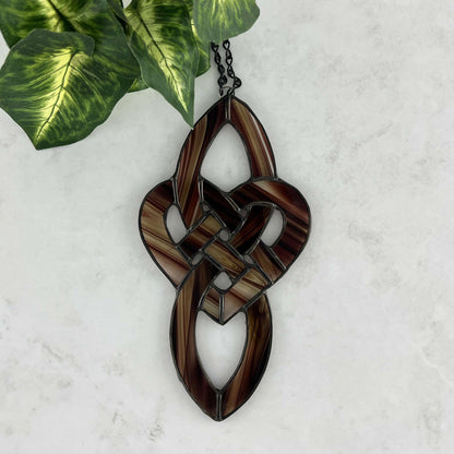 Celtic Infinity Heart - Burgundy