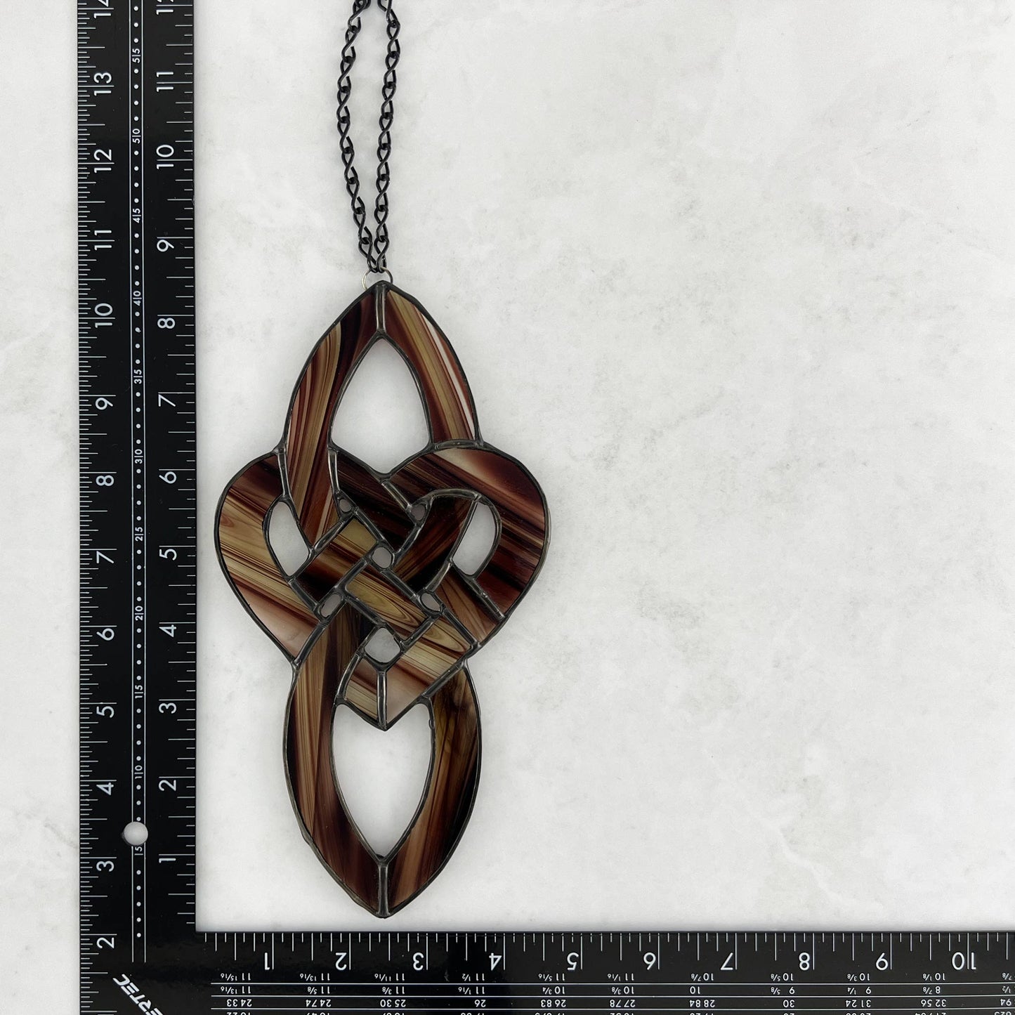 Celtic Infinity Heart - Burgundy