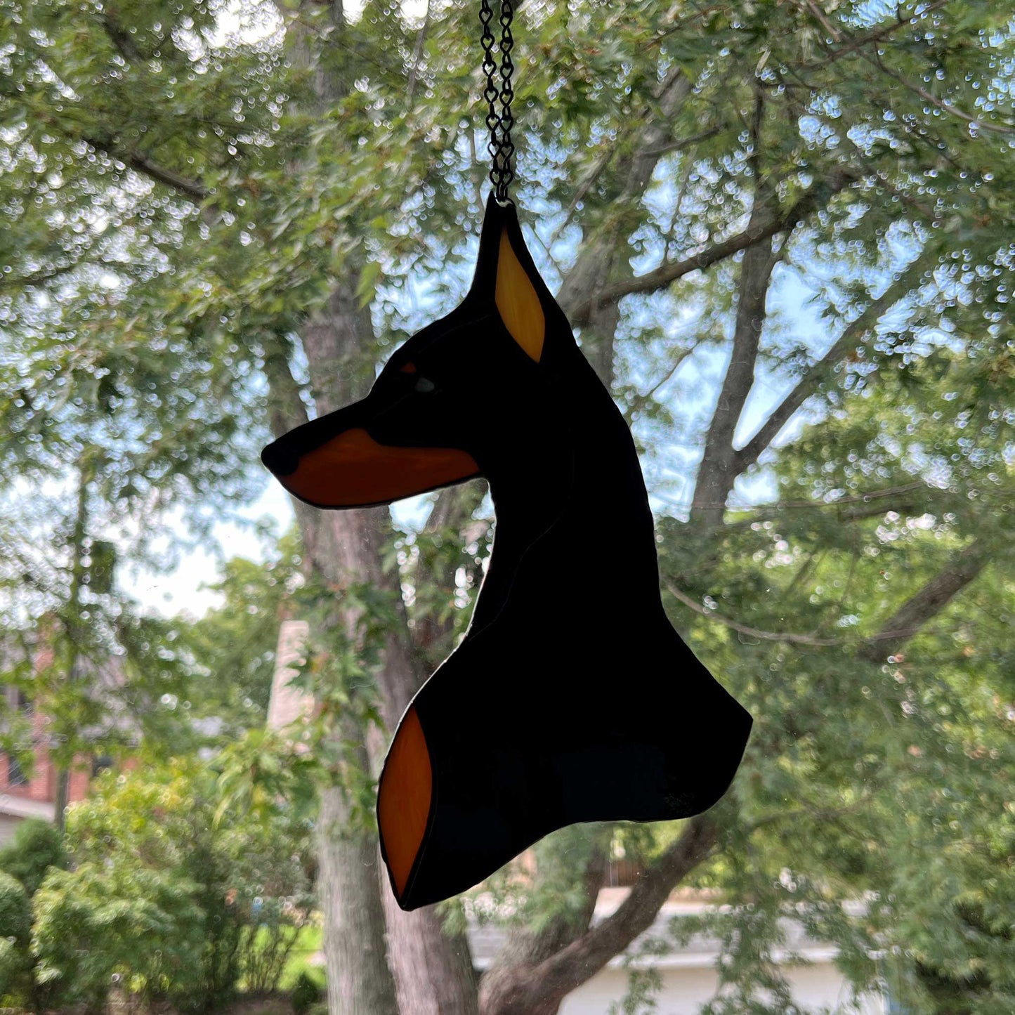 Doberman Pinscher Suncatcher