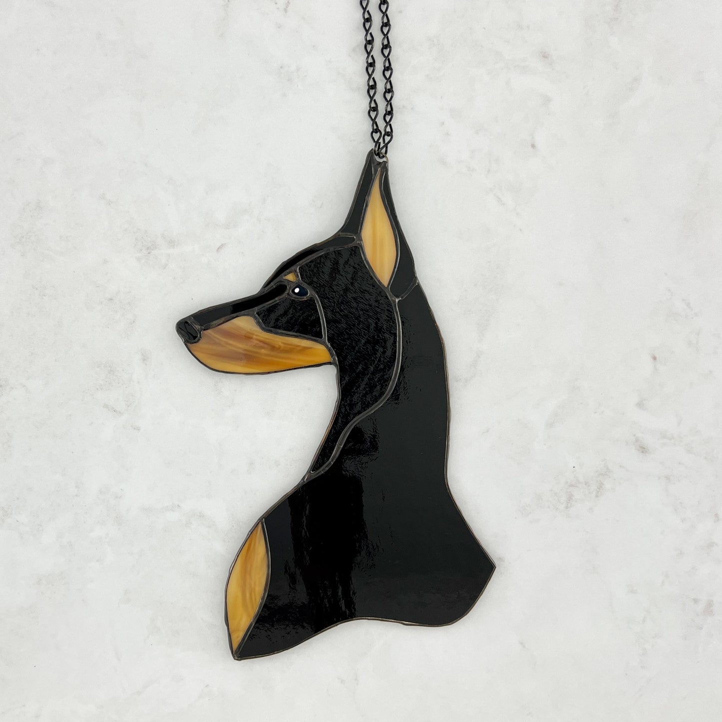 Doberman Pinscher Suncatcher