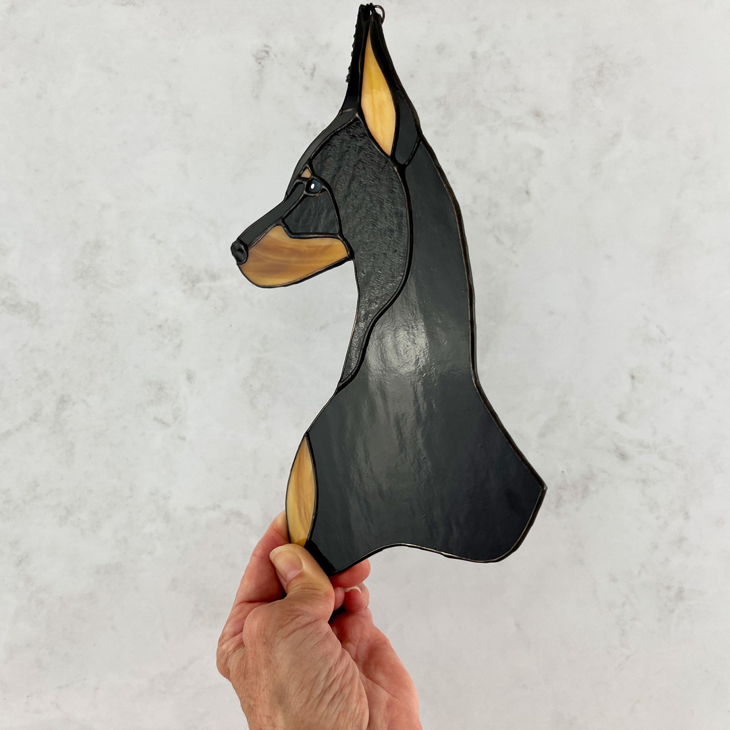 Doberman Pinscher Suncatcher