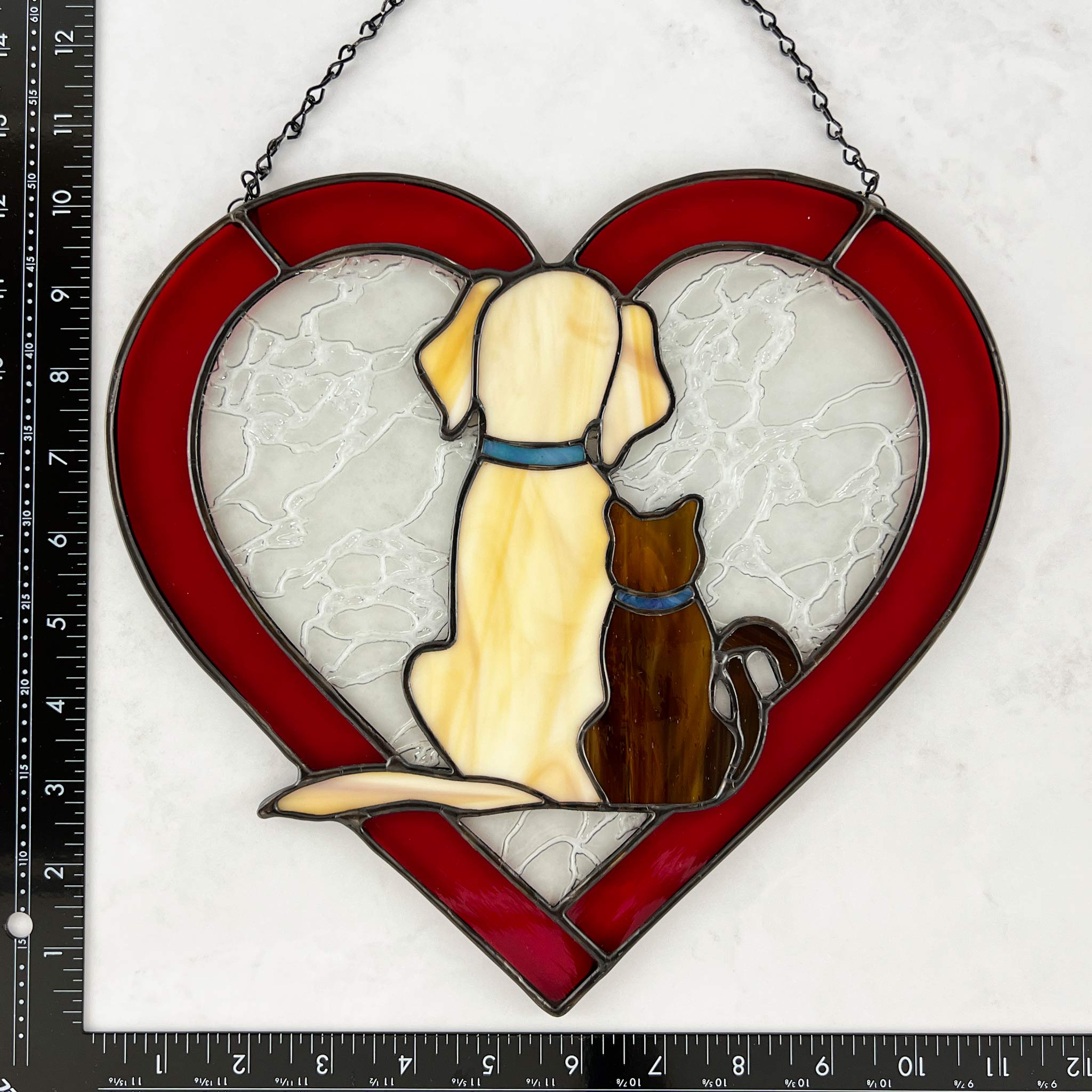 Pomeranian Handmade Stained Glass Suncatcher store