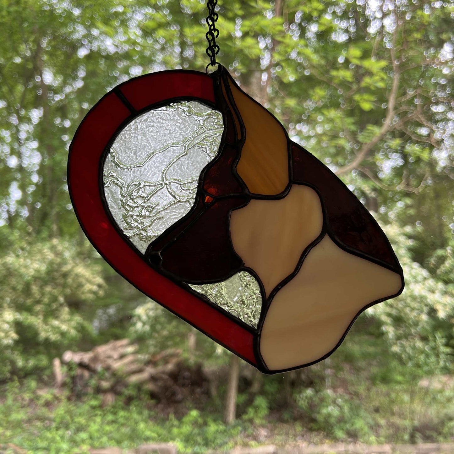 German Shepherd Suncatcher