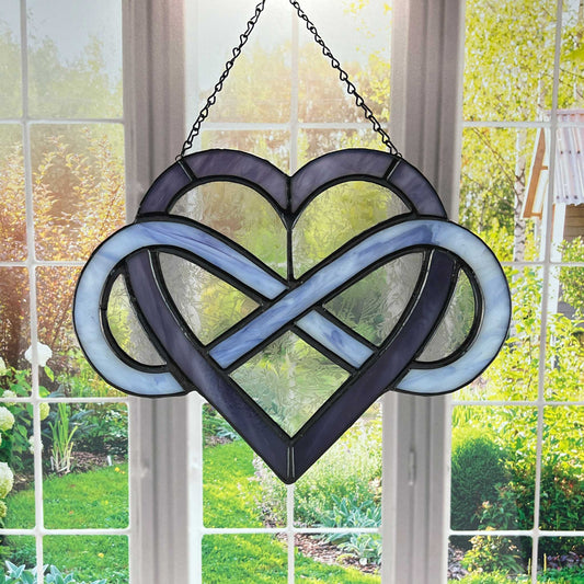Infinity Heart - Purples