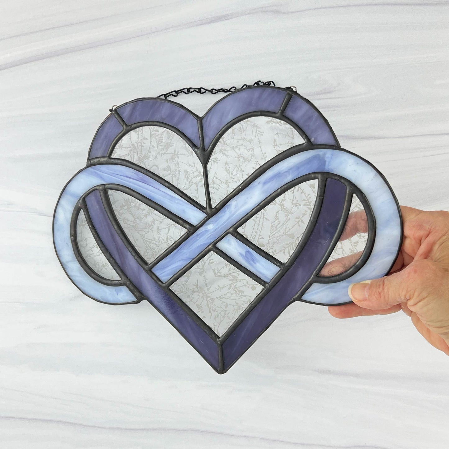 Infinity Heart - Purples