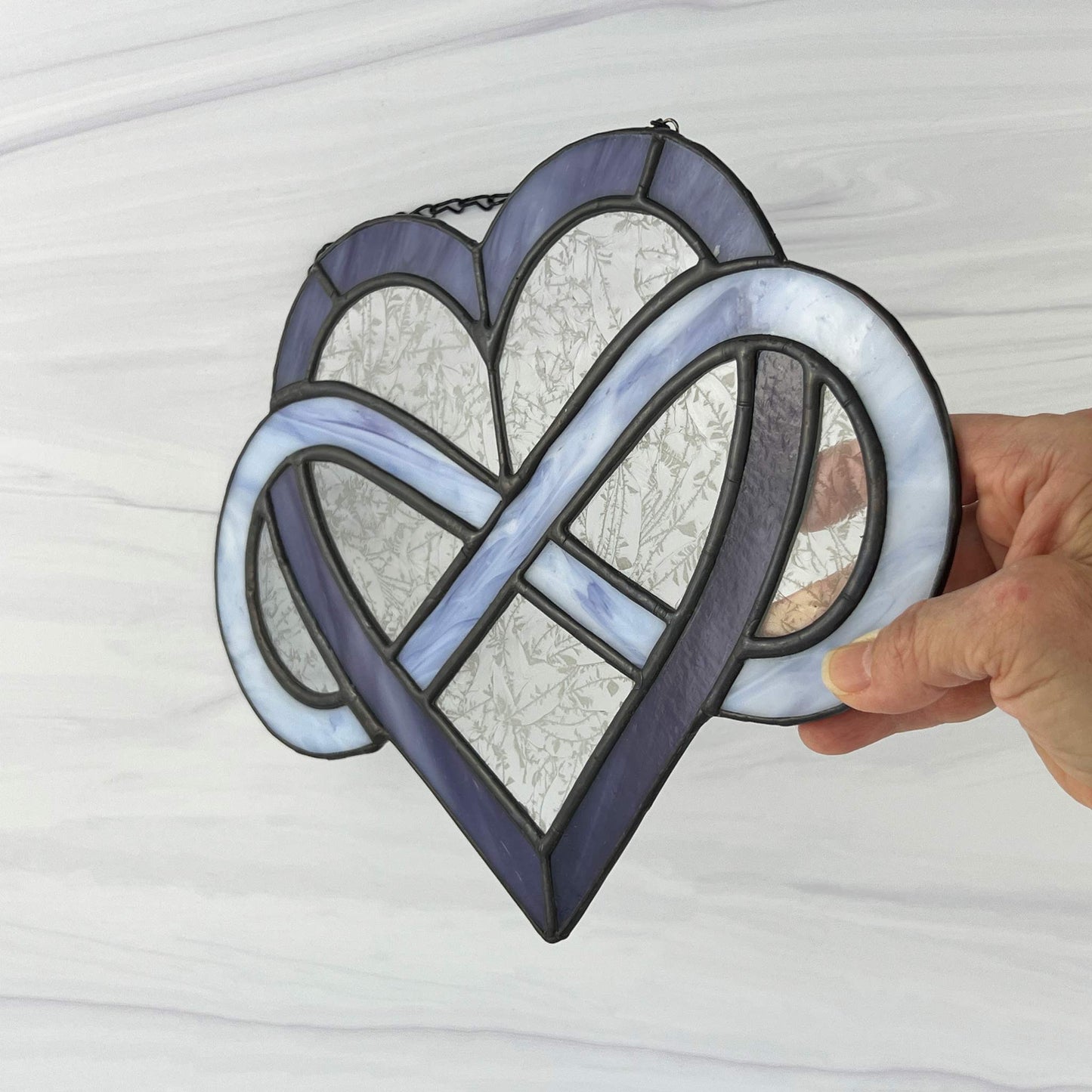Infinity Heart - Purples