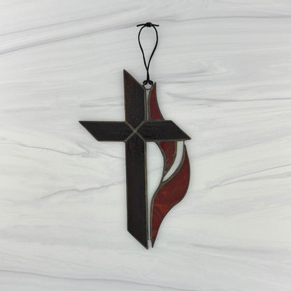 Methodist Cross and Flame