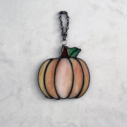 Pumpkin Suncatcher - Small but Mighty! (3.5 x 3.5)