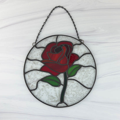 Rose Circle Suncatcher