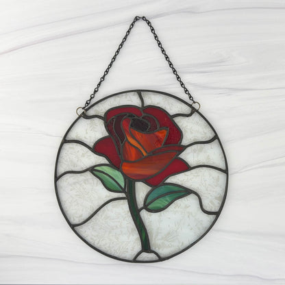 Rose Circle Suncatcher