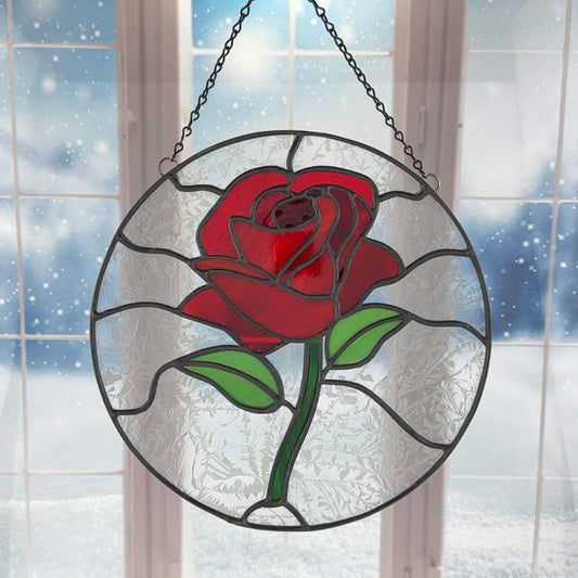 Rose Circle Suncatcher