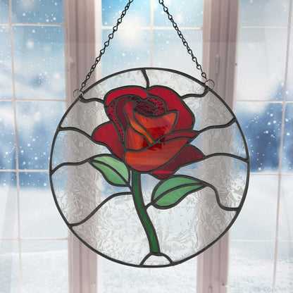 Rose Circle Suncatcher