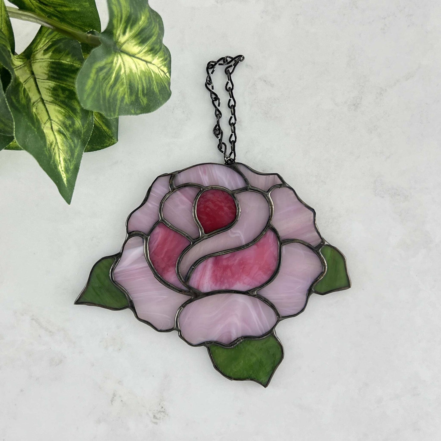 Rose and Leaves