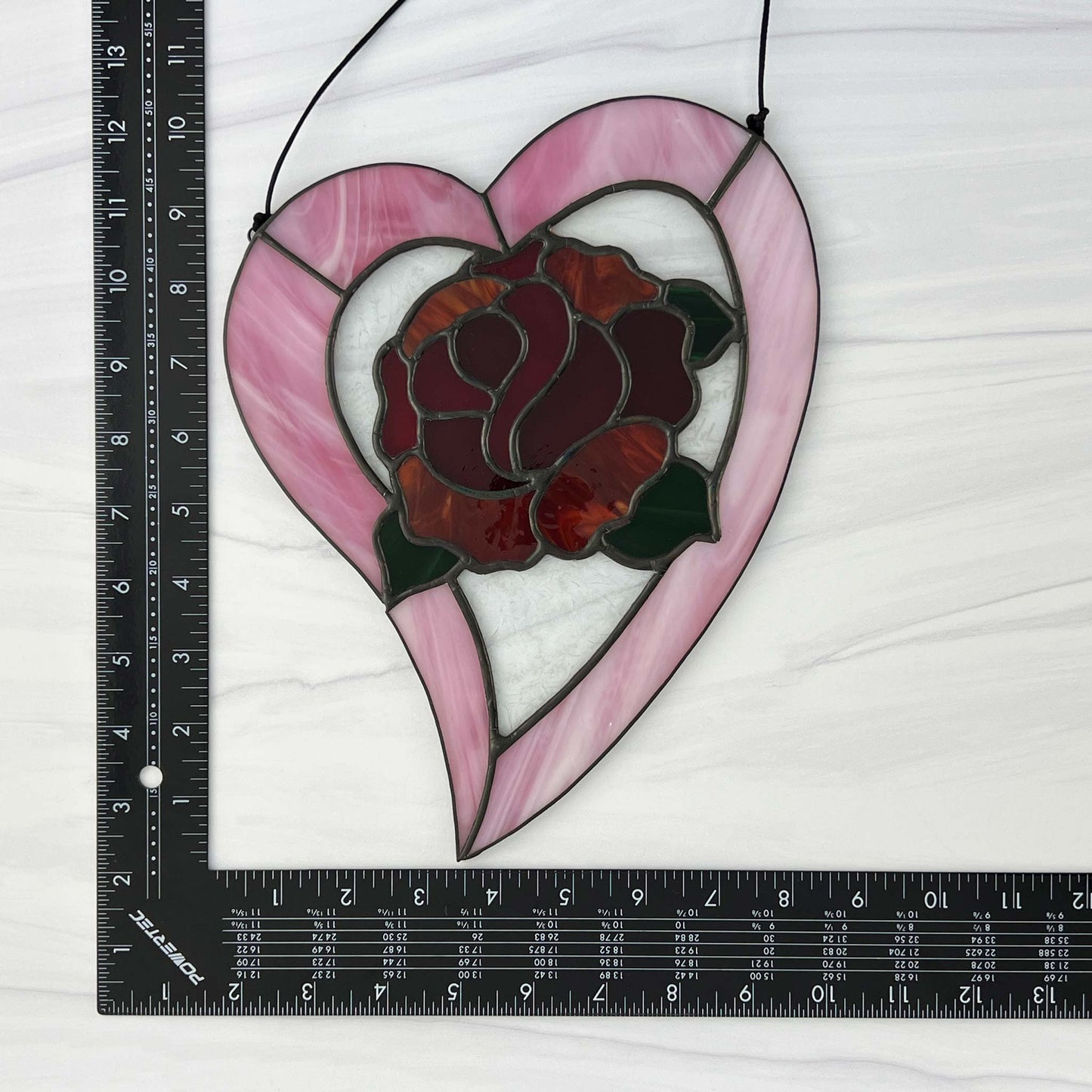 Rose Heart Suncatcher