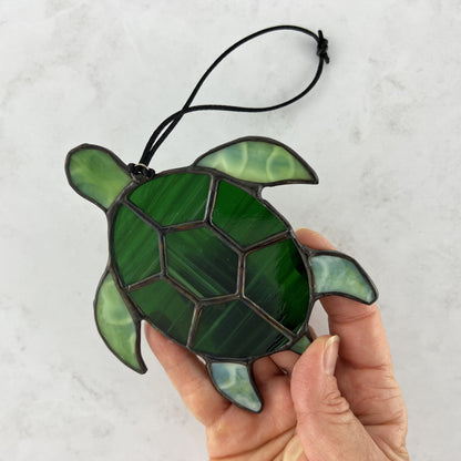 Sea Turtle - Dark Green body/Blue Green Flippers (4x5)