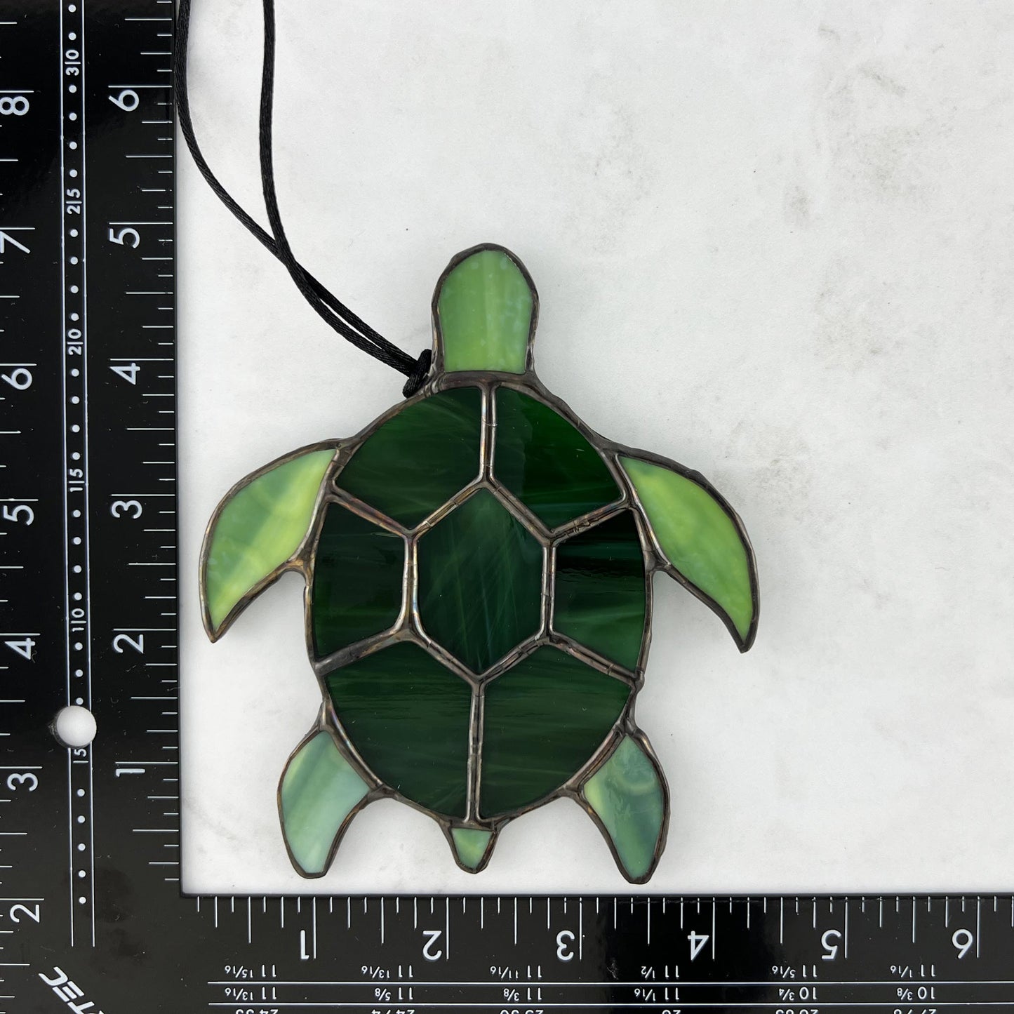 Sea Turtle - Dark Green body/Blue Green Flippers (4x5)