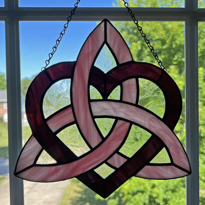 Celtic Sisters Knot - Blue/Green and Pink/Purple
