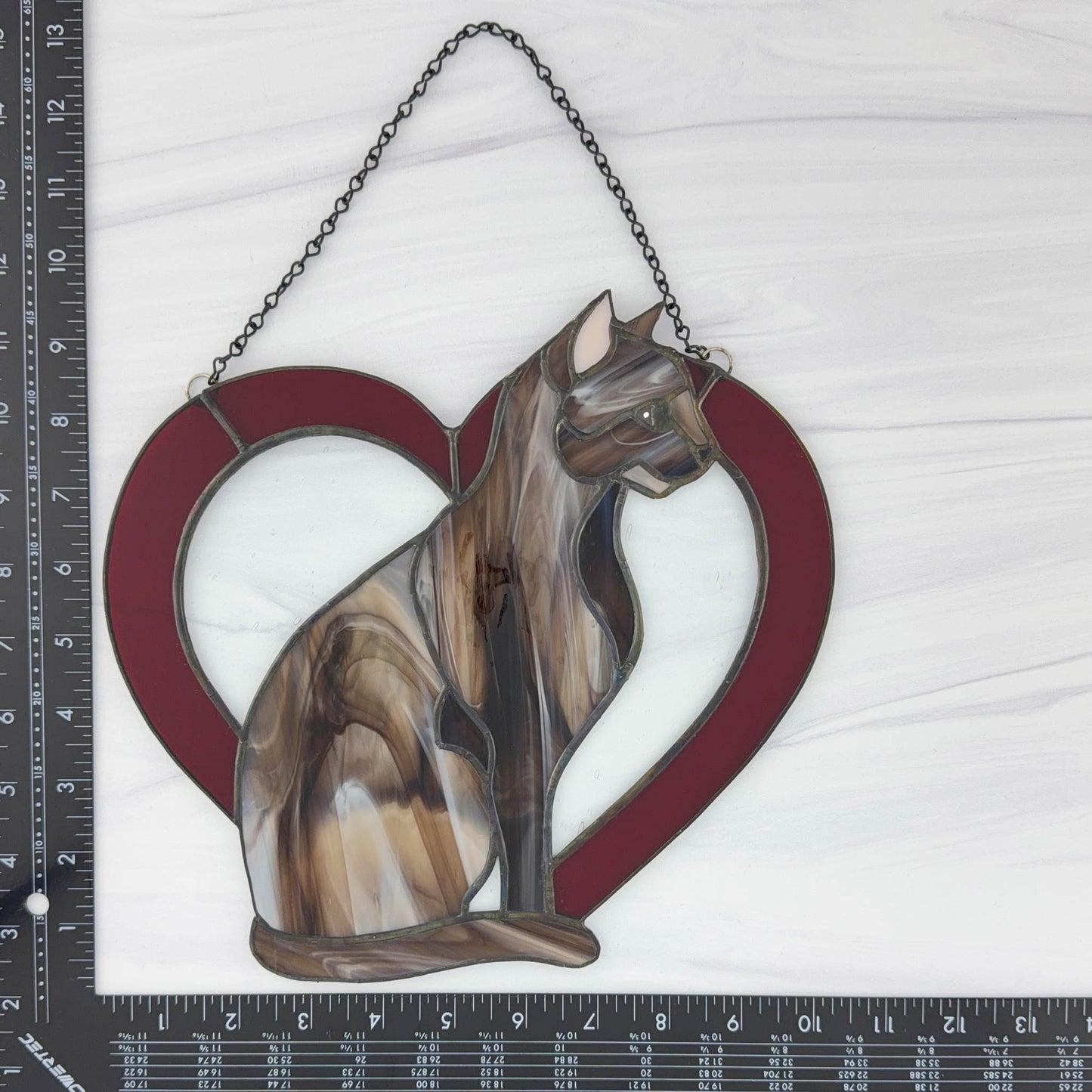 Cat Sitting in a Heart