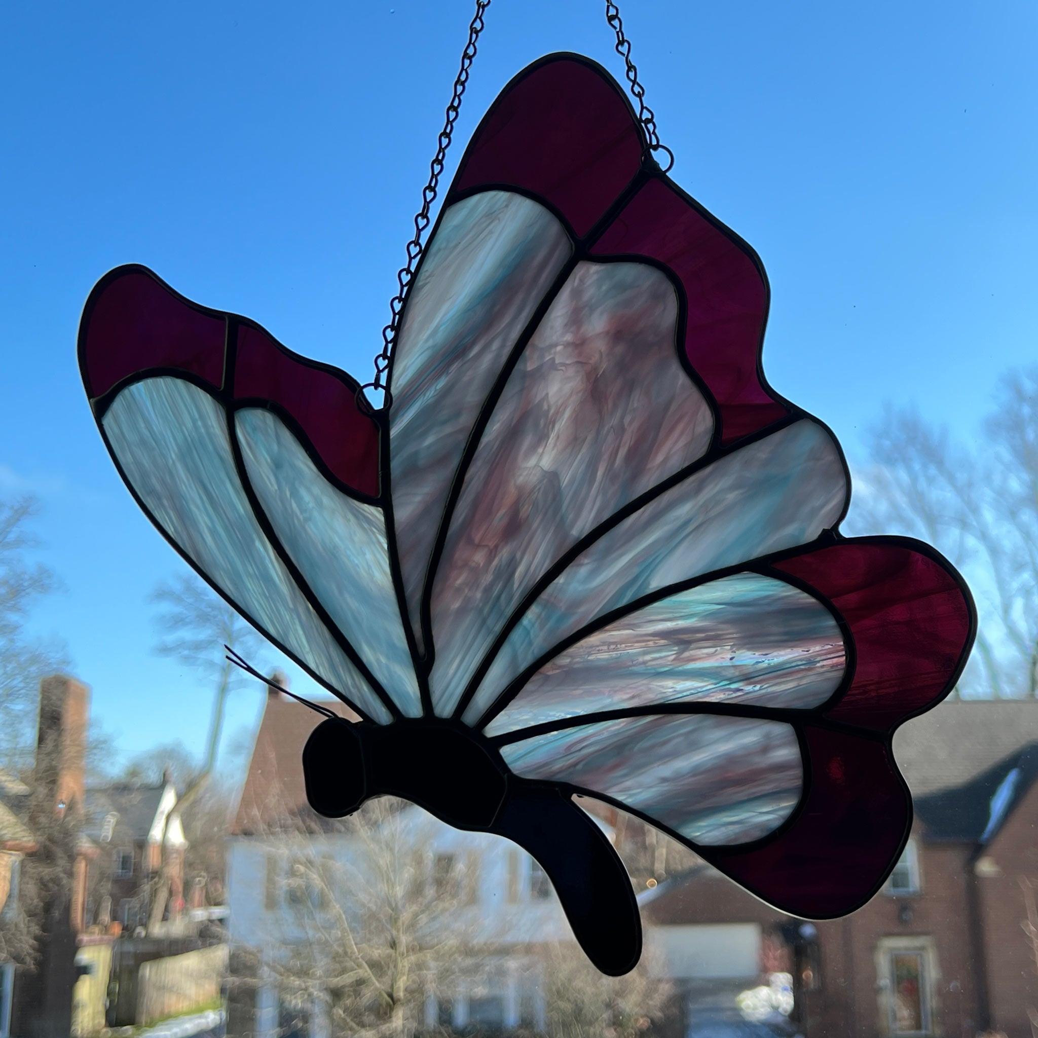 Butterfly/Fairy/Angel Iridescent Stained glass Suncatcher- 5