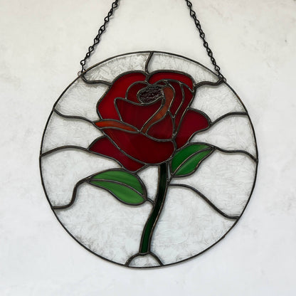 Rose Circle Suncatcher