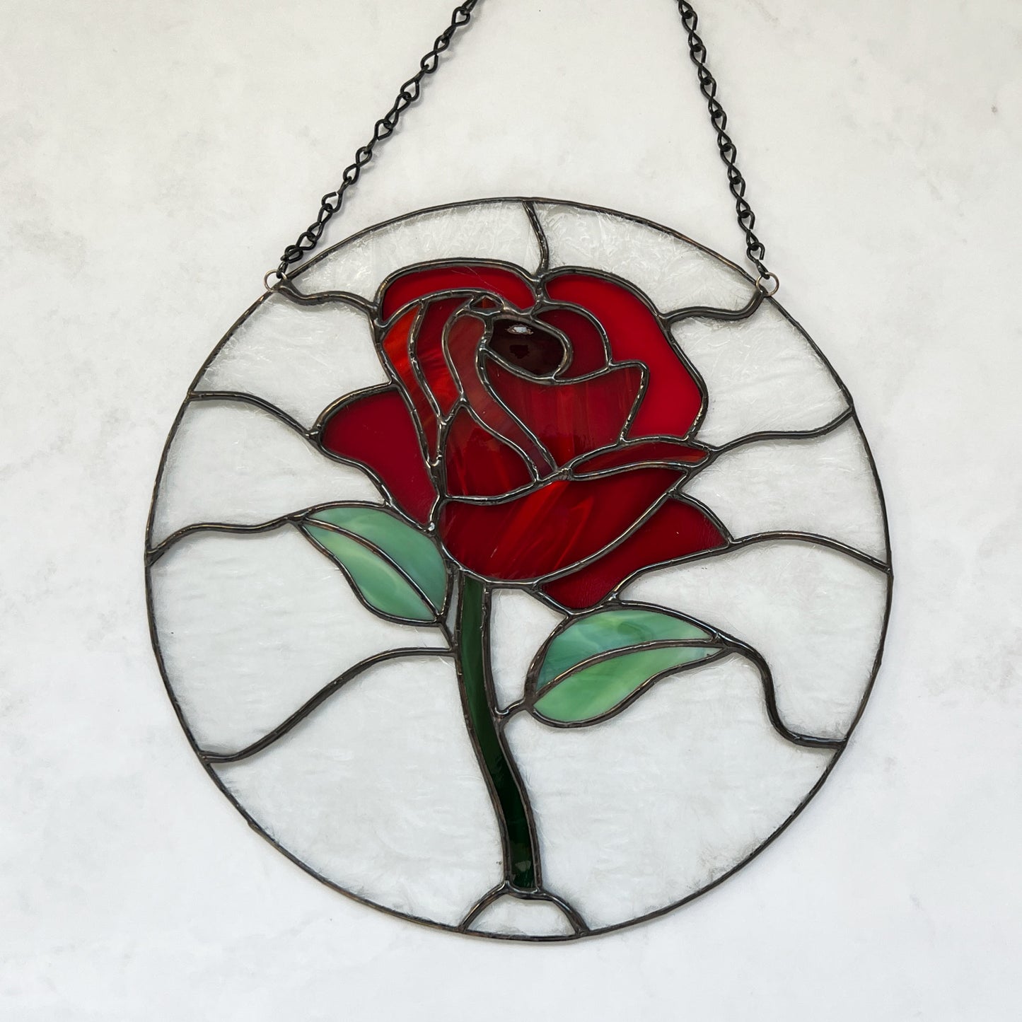 Rose Circle Suncatcher